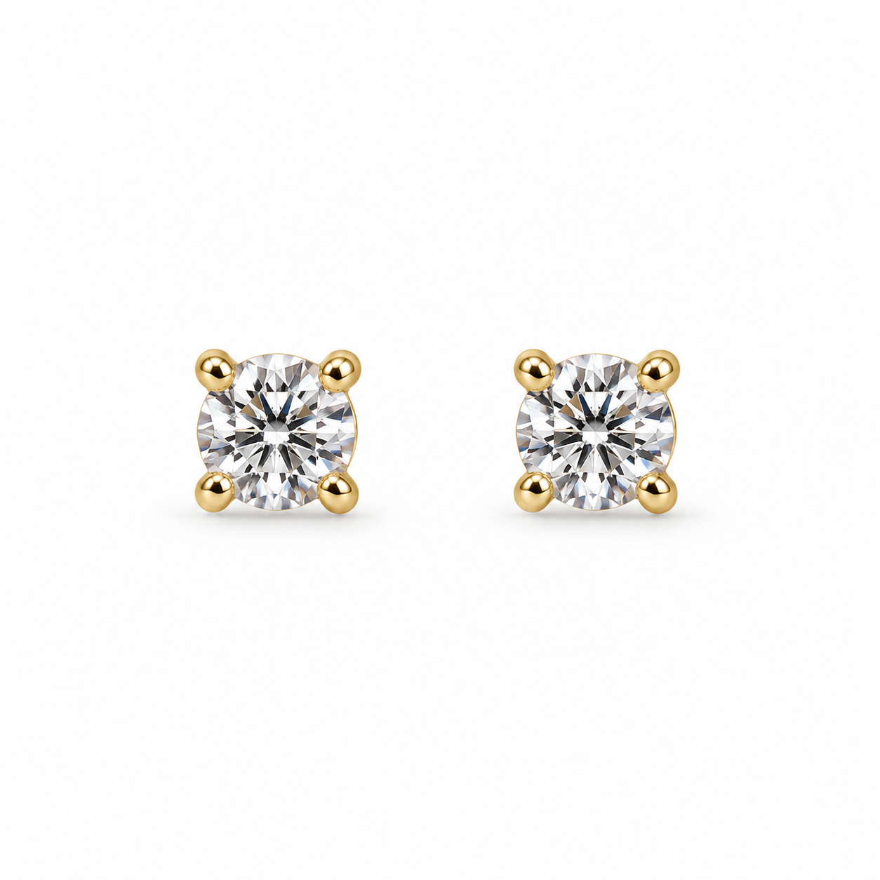 Arracades amb diamant · 0,30 ct · Or de 18 kt