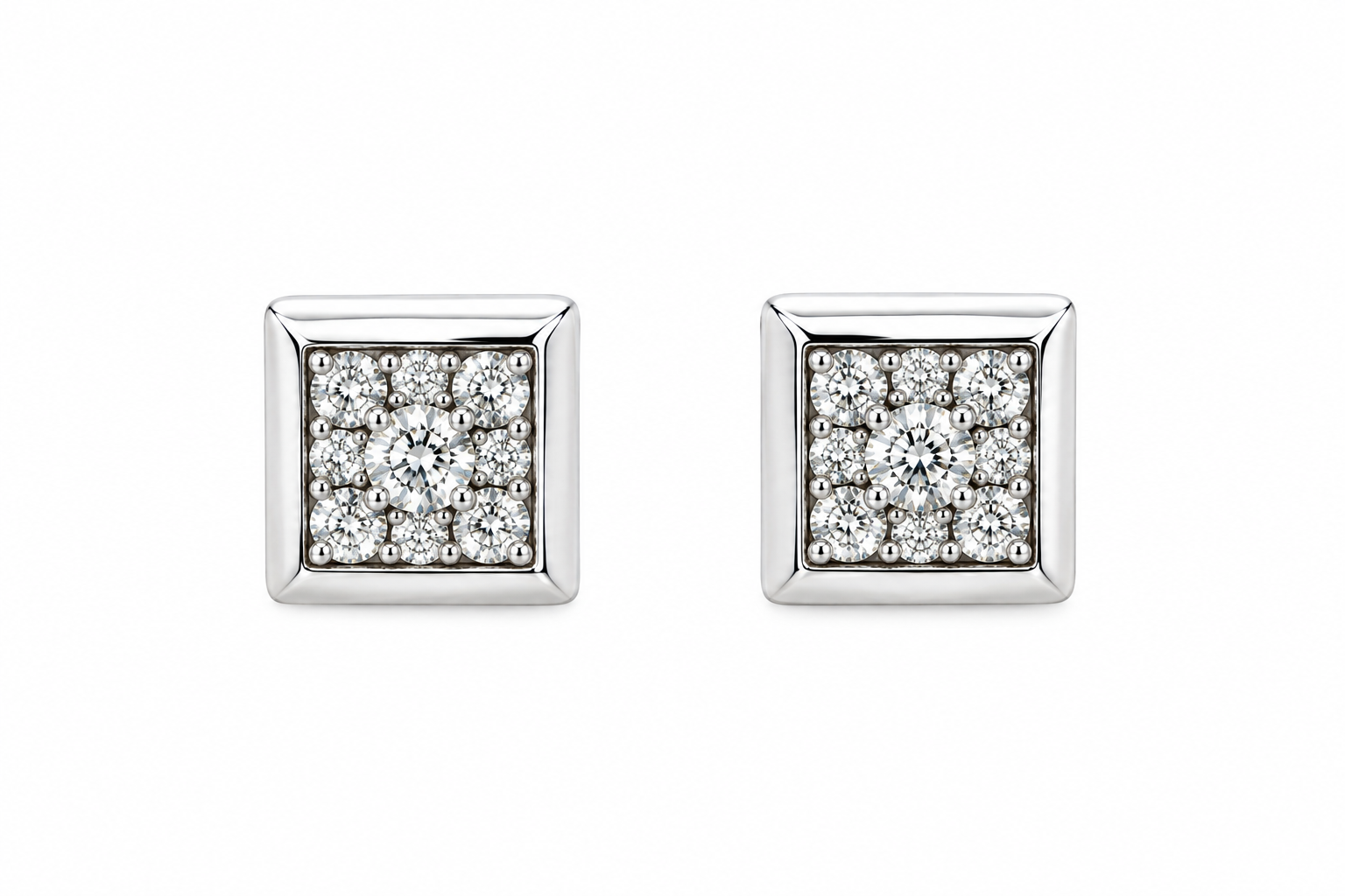 Arracades amb diamant · 0,25 ct · Or blanc