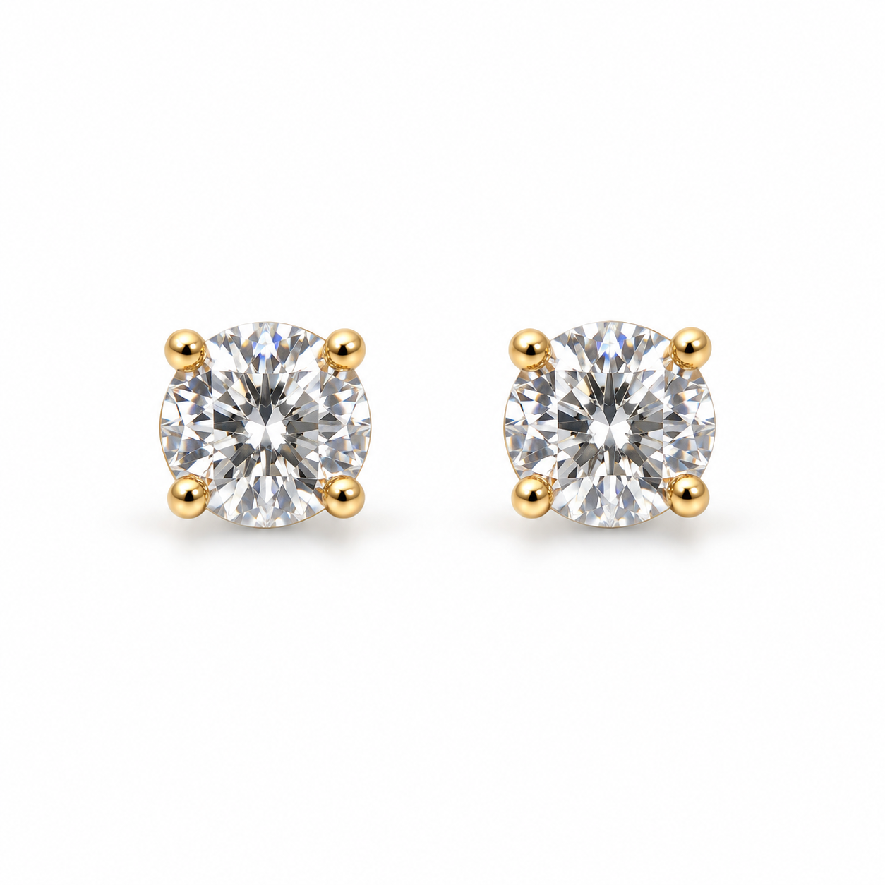 Arracades amb diamants · 0,98 ct · Or de 18 kt