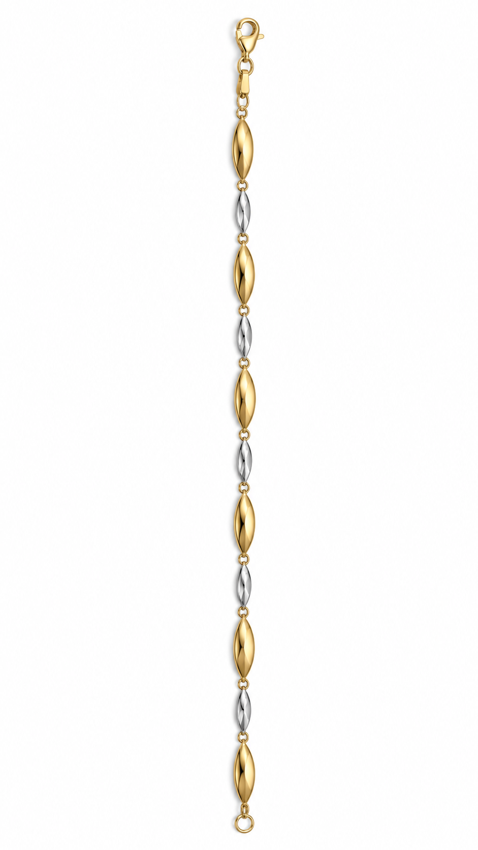 Polsera bicolor · Or de 18 kt