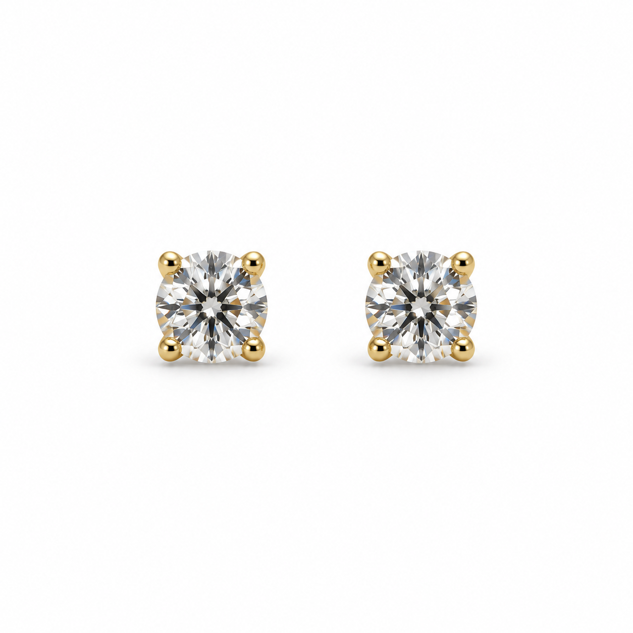 Arracada amb diamant · 0,25 ct · Or de 18 kt
