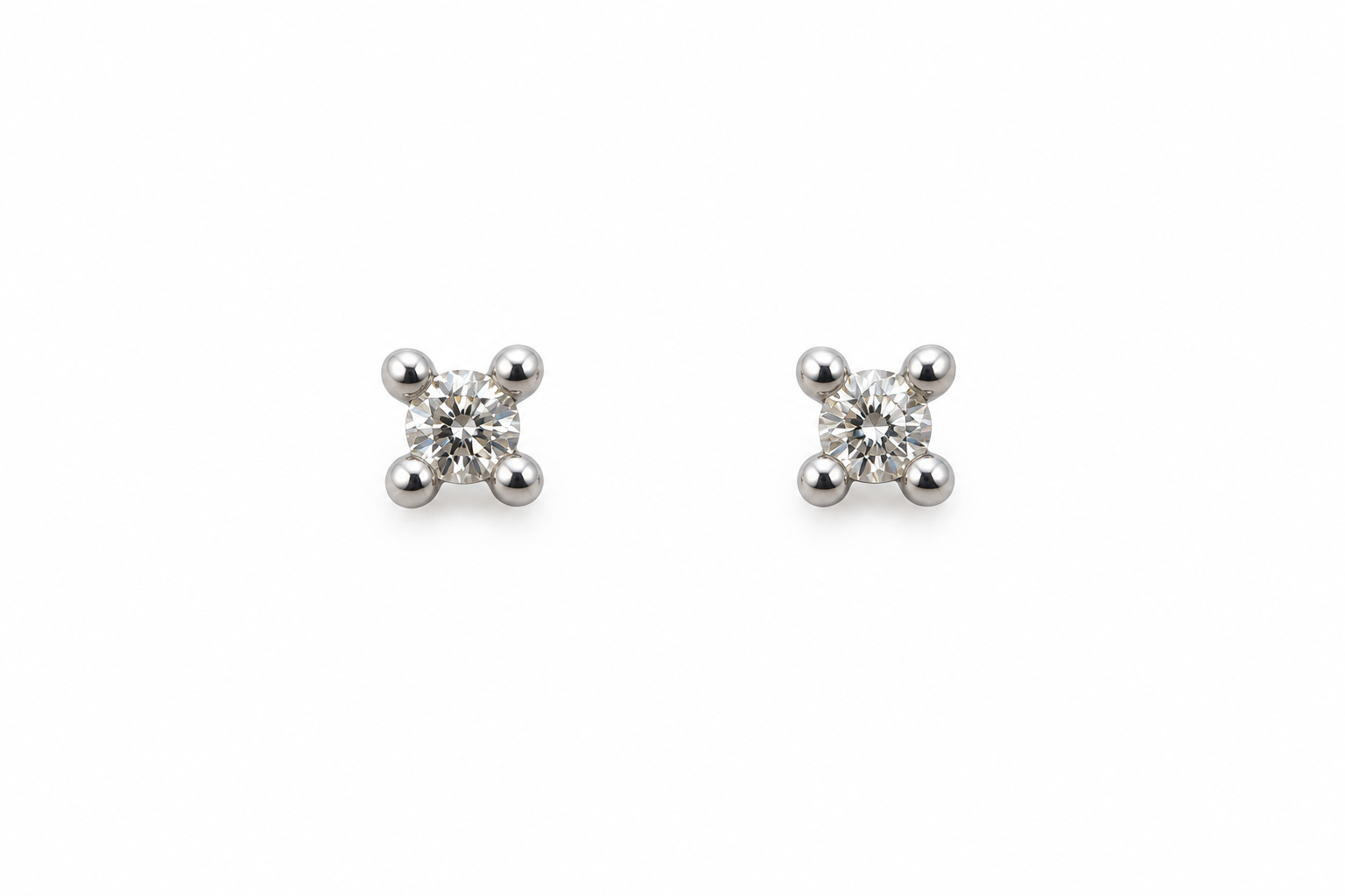 Arracada amb diamants · 0,17 ct · Or de 18 kt