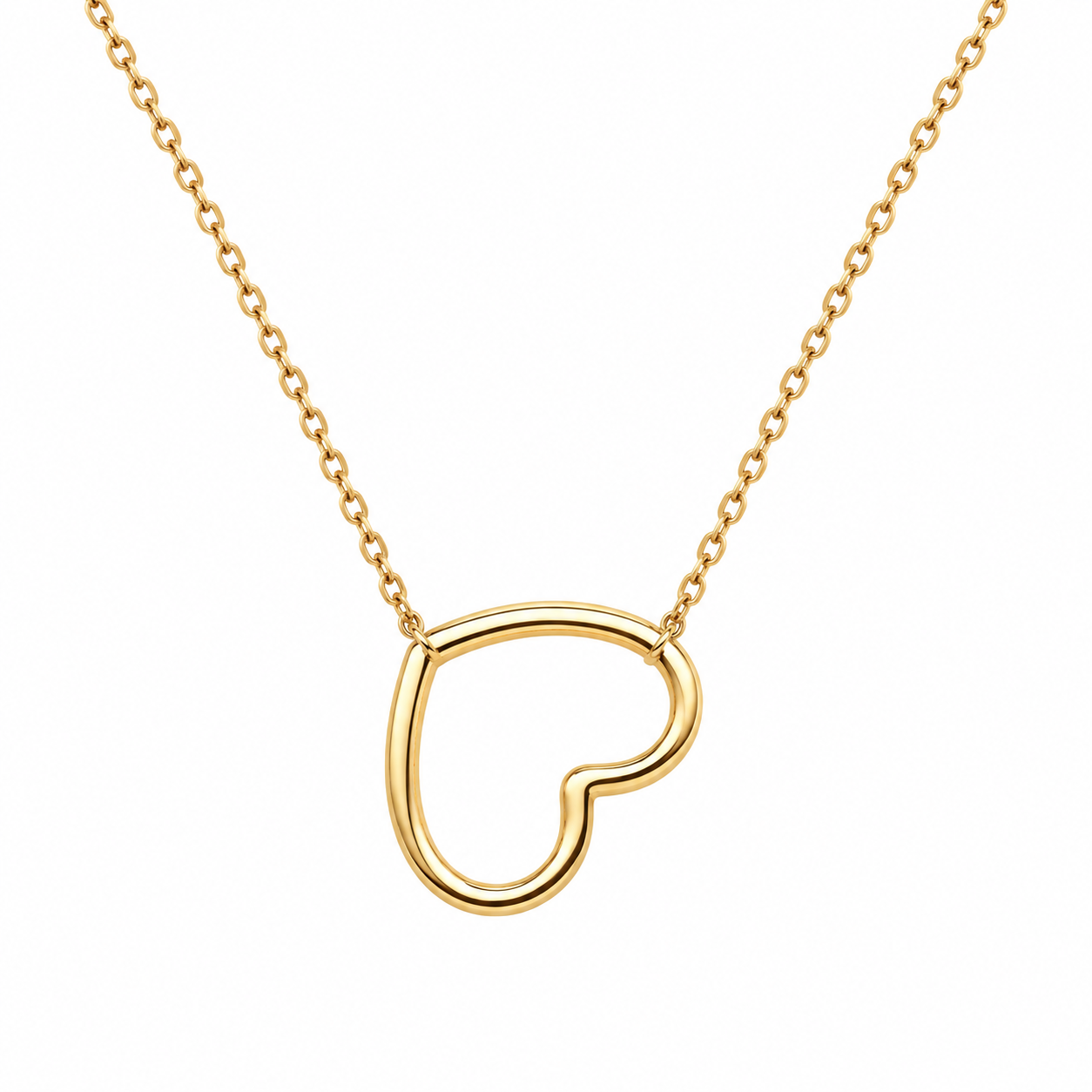 Collaret amb cor · Or de 18 kt
