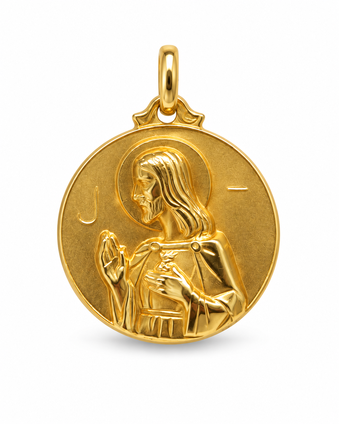 Medalla escapulari 18 mm · Or de 18 kt