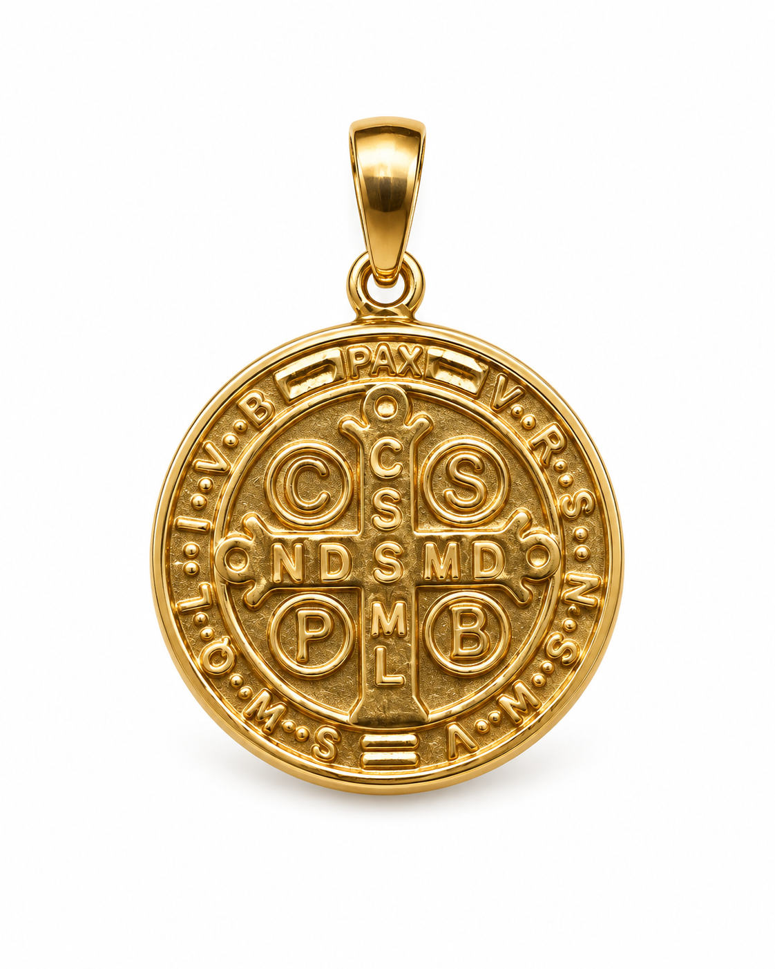 Medalla de Sant Benet · Or de 18 kt