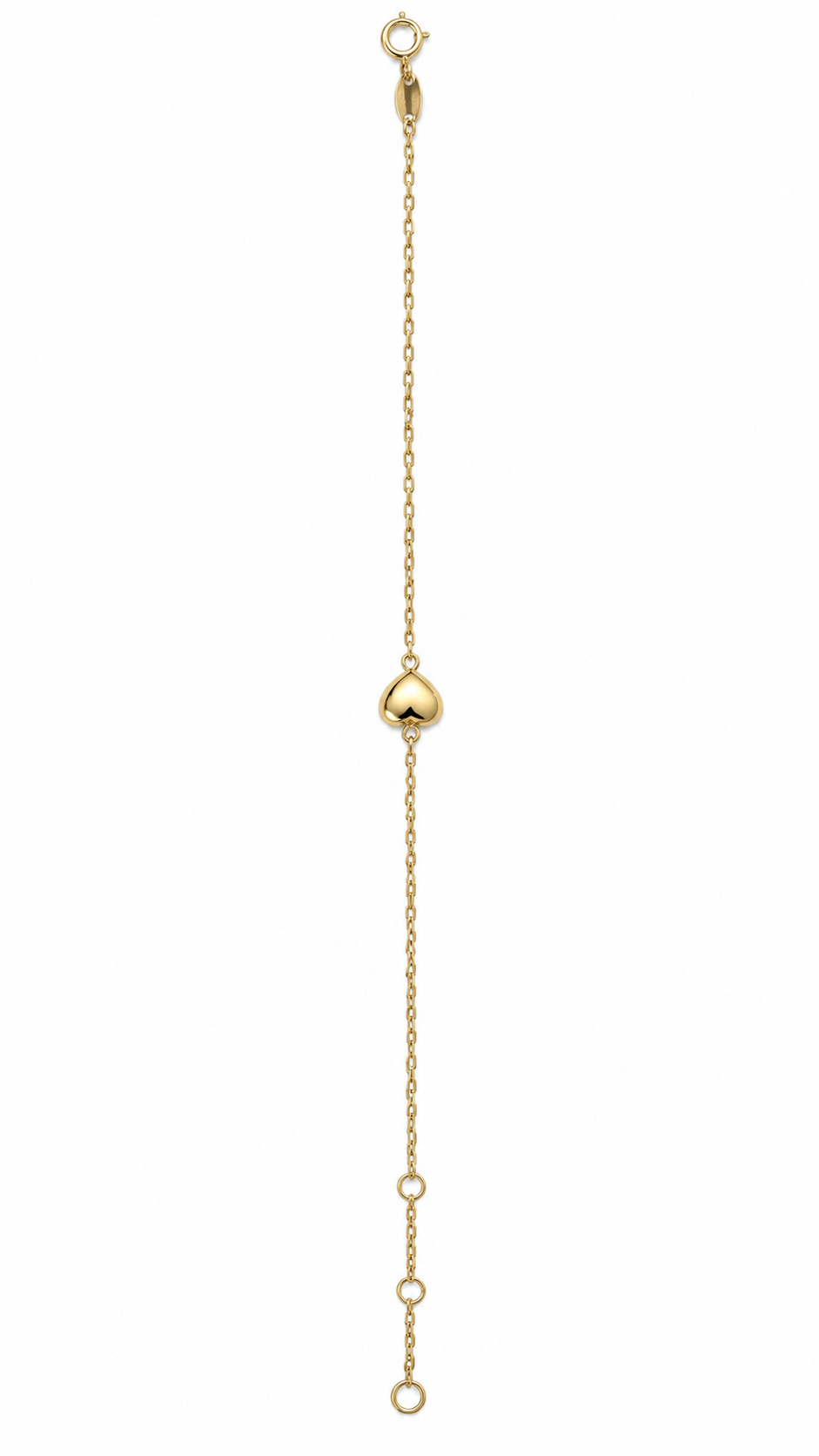 Polsera amb cor · Or de 18 kt