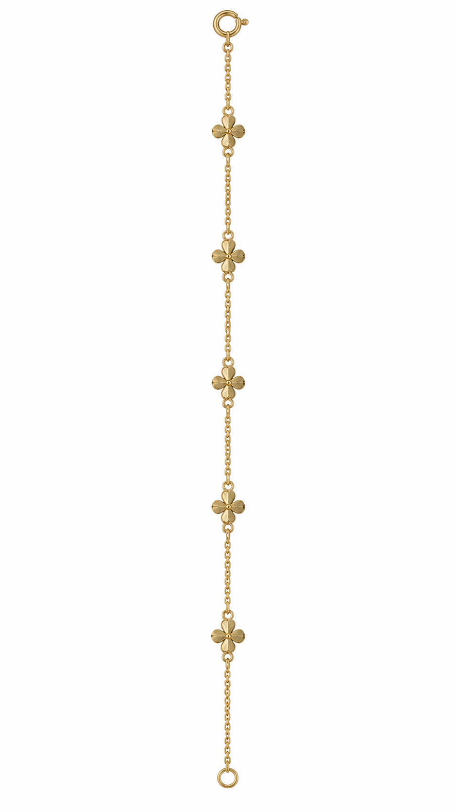 Polsera de trèvol · Or de 18 kt