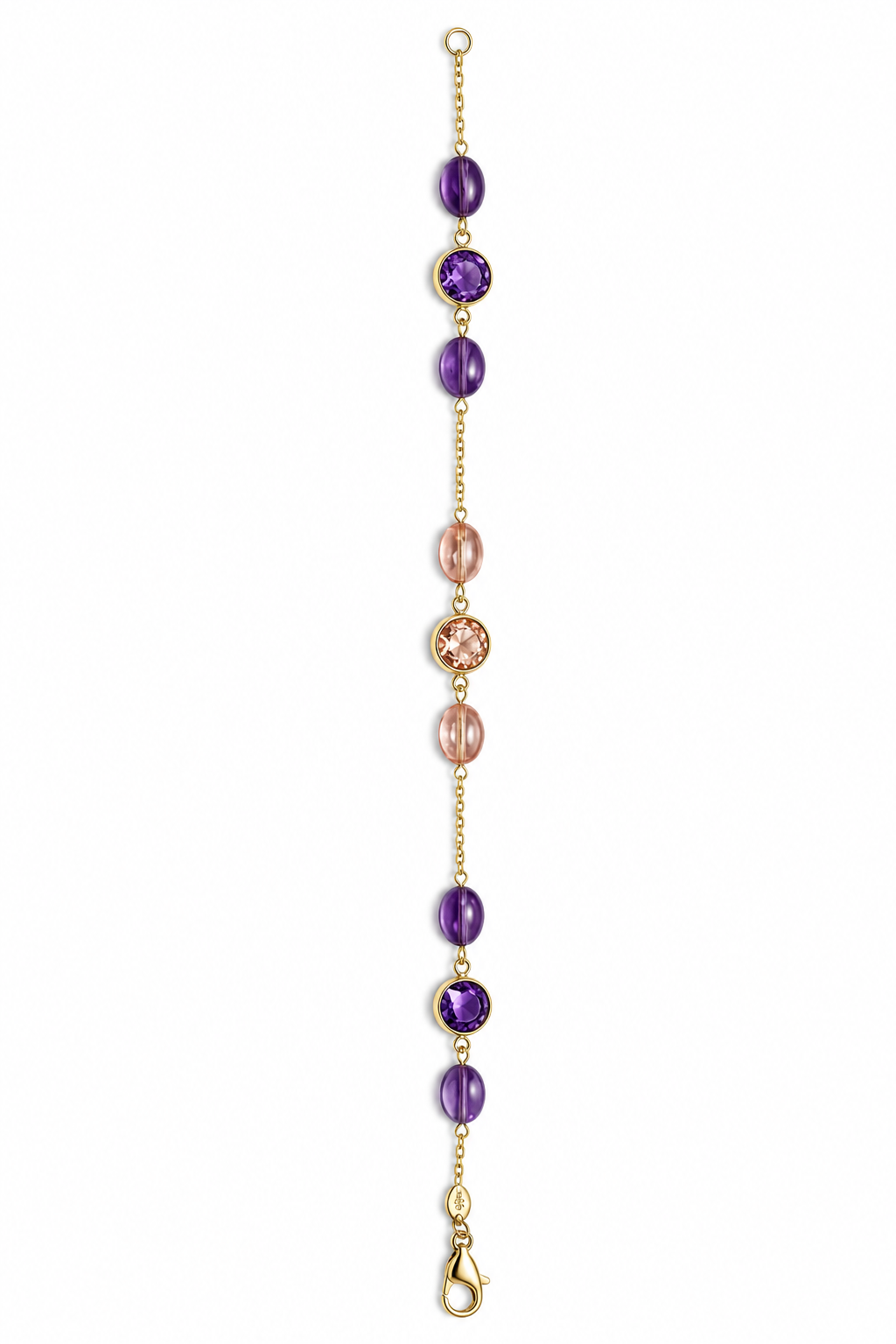 Polsera amb ametista · Or de 18 kt