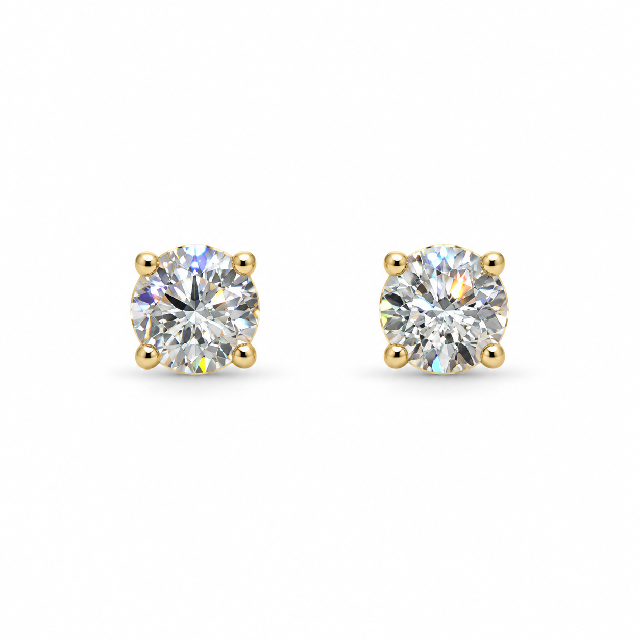 Arracades amb diamant · 0,60 ct · Or de 18 kt