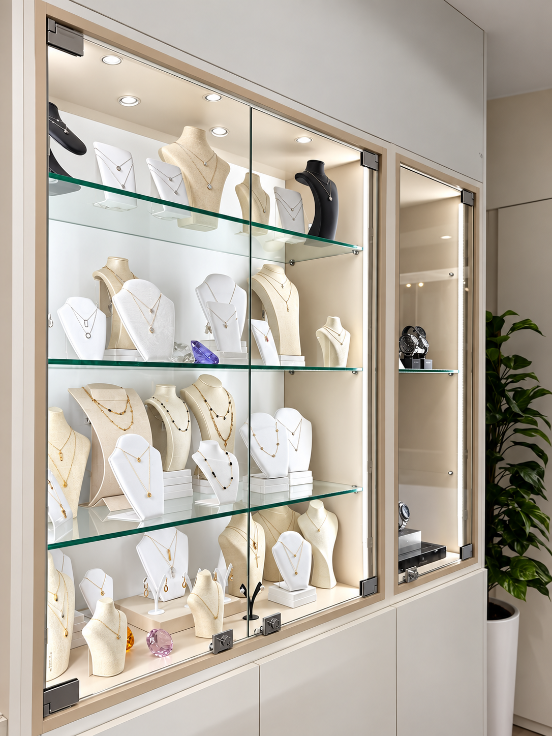 Vitrina interior de Joieria Gemador